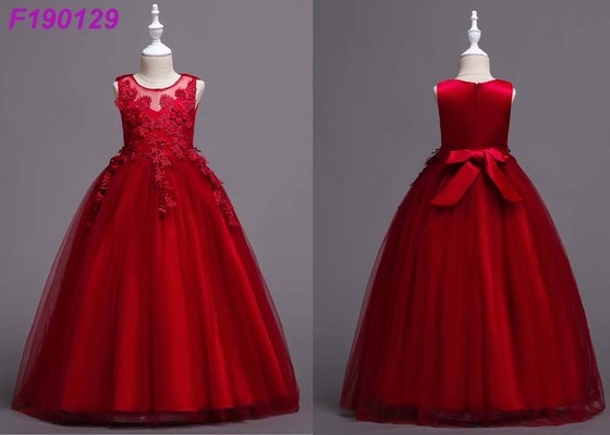 Birthday Party Bridal Flower Girl Dresse / Summer Sparkly Flower Girl Dresses 6 Colors