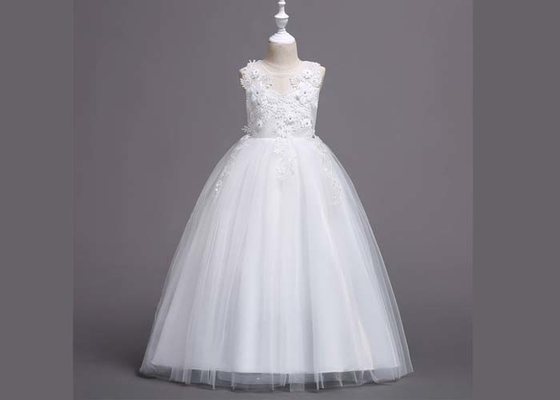Birthday Party Bridal Flower Girl Dresse / Summer Sparkly Flower Girl Dresses 6 Colors