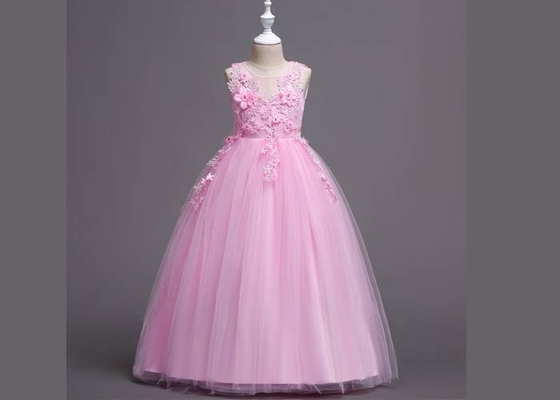 Birthday Party Bridal Flower Girl Dresse / Summer Sparkly Flower Girl Dresses 6 Colors