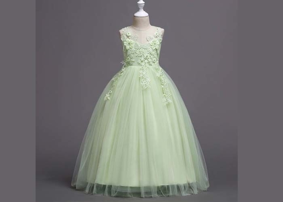 Birthday Party Bridal Flower Girl Dresse / Summer Sparkly Flower Girl Dresses 6 Colors
