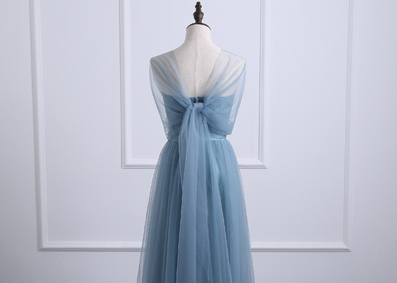Light Grey Gorgeous Ladies Evening Dresses For Bridesmaid And Sisters Party A Line