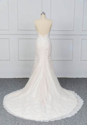 Women Wedding Party Dress Bridal Wedding Ball Gown Spaghetti Strap Style