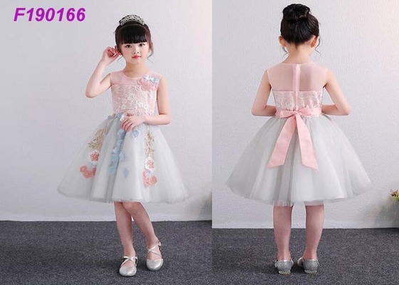 Vestidos do florista das crianças originais do boutique para 100-110cm 2 anos estática das crianças de anti