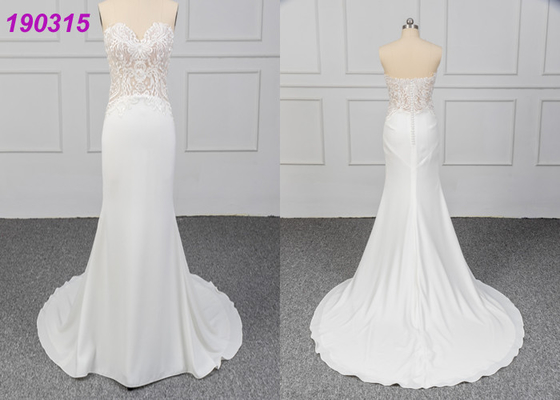 Projeto da bainha nupcial uma linha ordem do vestido de casamento do vestido de bola seu sonho da beleza